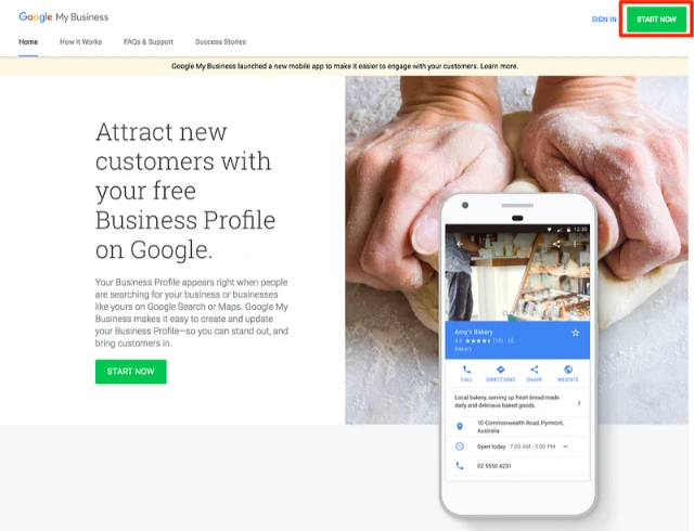 Go to Google My Business