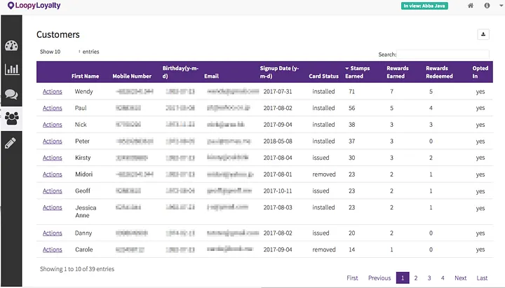 Improved customer insights