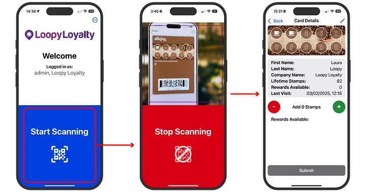 How to stamp spa loyalty cards