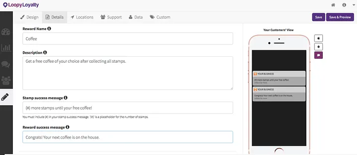 Customize your customer messages