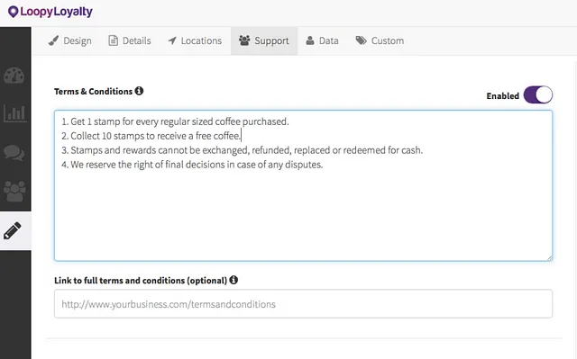 Transparent and understandable terms and conditions
