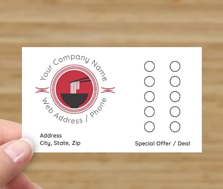 Paper punch cards