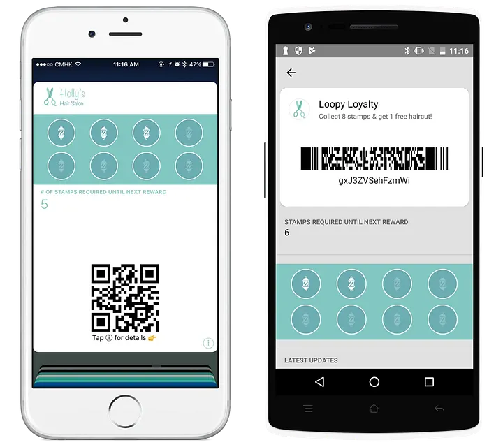 Salon Punch Card Apple & Google Wallet