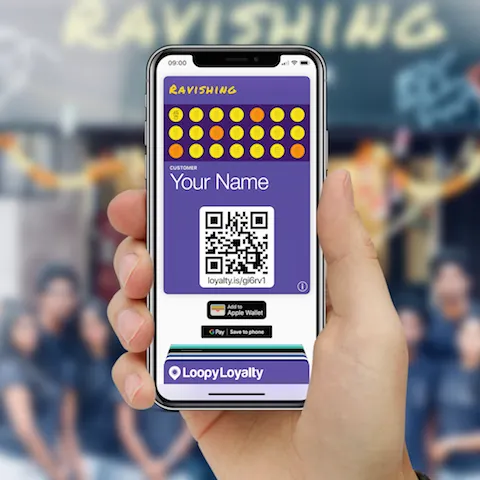 What is a loyalty punch card?