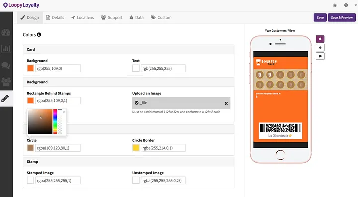 Design your digital punch card