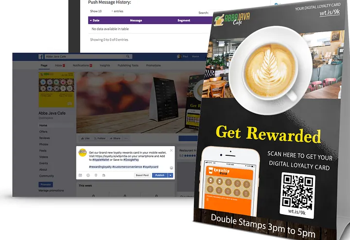 Promote your coffee rewards program to boost sign-ups