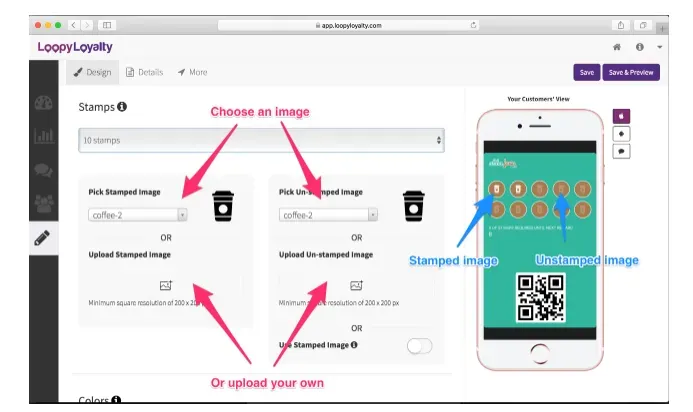 Design virtual punch cards